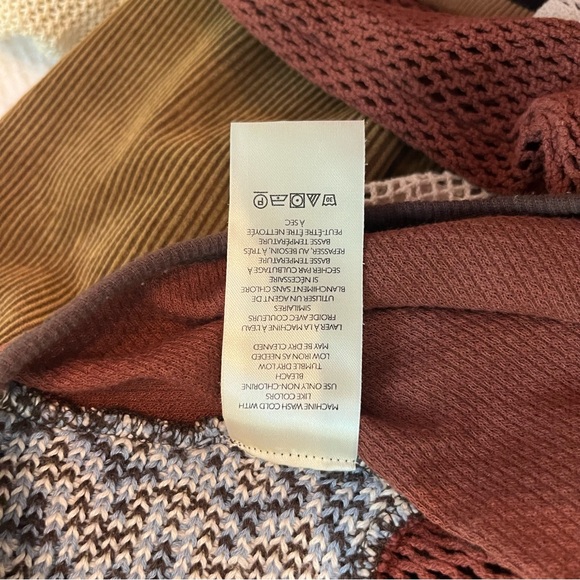 Free People Pieces Of Me Patchwork Boho Top Size Small - Picture 11 of 16